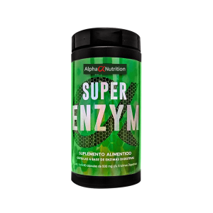 Super Enzym. Enzimas digestivas Alpha 500mg c/60 caps