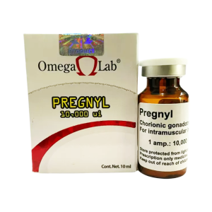 Pregnyl 10,000 UI – Gonadotropina Coriónica Humana | Omega Lab