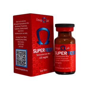 Supertest – Mezcla de Testosterona 400 mg/ml ( enantato, propionato,cipionato y undecanoato)