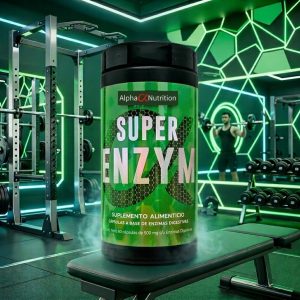Super Enzym. Enzimas digestivas Alpha 500mg c/60 caps